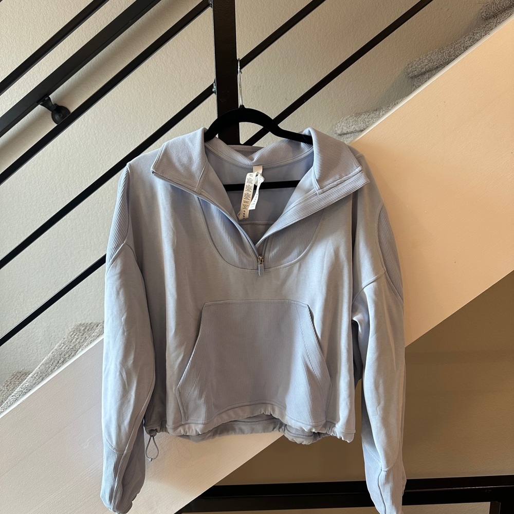 lululemon athletica Light Blue Sweatshirt